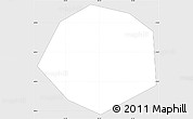 Silver Style Simple Map of Frolovo