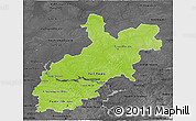 Physical 3D Map of Volgo-Vyatka, darken, desaturated