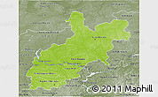 Physical 3D Map of Volgo-Vyatka, semi-desaturated