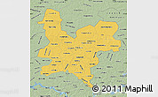 Savanna Style Map of Kirov Oblast