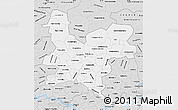Silver Style Map of Kirov Oblast