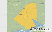 Savanna Style 3D Map of Yurinskiy