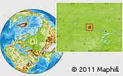 Physical Location Map of Yurinskiy