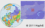 Political Location Map of Yurinskiy