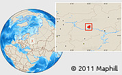 Shaded Relief Location Map of Yurinskiy