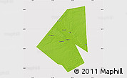 Physical Map of Yurinskiy, cropped outside