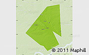 Physical Map of Yurinskiy, lighten