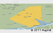 Savanna Style Panoramic Map of Yurinskiy