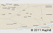 Shaded Relief Panoramic Map of Yurinskiy