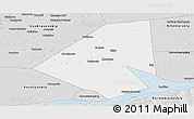 Silver Style Panoramic Map of Yurinskiy