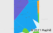 Political Simple Map of Yurinskiy