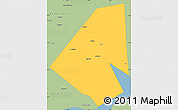 Savanna Style Simple Map of Yurinskiy