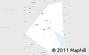 Silver Style Simple Map of Yurinskiy