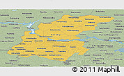 Savanna Style Panoramic Map of Nizhny Novgorod Oblast