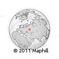 Outline Map of Saransk