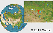 Satellite Location Map of Pankrushykhinskiy
