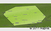 Physical Panoramic Map of Pankrushykhinskiy, darken