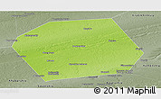 Physical Panoramic Map of Pankrushykhinskiy, semi-desaturated