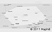 Silver Style Panoramic Map of Pankrushykhinskiy