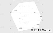 Silver Style Simple Map of Pankrushykhinskiy, single color outside