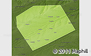 Physical 3D Map of Rebrikhinskiy, darken