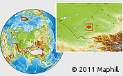 Physical Location Map of Rebrikhinskiy