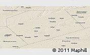 Shaded Relief Panoramic Map of Rebrikhinskiy