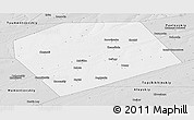 Silver Style Panoramic Map of Rebrikhinskiy