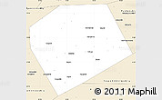 Classic Style Simple Map of Rebrikhinskiy