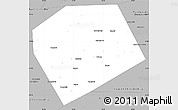 Gray Simple Map of Rebrikhinskiy