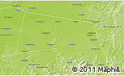 Physical 3D Map of Sovetskiy