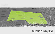 Physical Panoramic Map of Sovetskiy, darken, desaturated