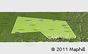 Physical Panoramic Map of Sovetskiy, darken
