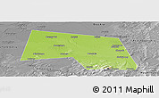 Physical Panoramic Map of Sovetskiy, desaturated