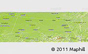 Physical Panoramic Map of Sovetskiy