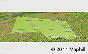 Physical Panoramic Map of Sovetskiy, satellite outside