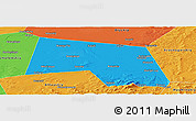 Political Panoramic Map of Sovetskiy