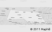 Silver Style Panoramic Map of Sovetskiy