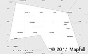 Silver Style Simple Map of Sovetskiy