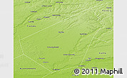 Physical 3D Map of Zonalnyi