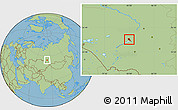 Savanna Style Location Map of Novosibirsk