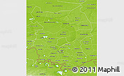 Physical 3D Map of Omsk Oblast