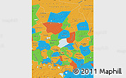 Political Map of Omsk Oblast