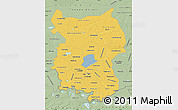 Savanna Style Map of Omsk Oblast