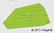 Physical 3D Map of Maryanovskiy, single color outside