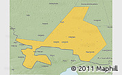 Savanna Style 3D Map of Odesskiy