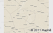 Shaded Relief Map of Omsk