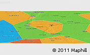Political Panoramic Map of Omsk