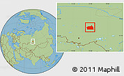 Savanna Style Location Map of Sedelnikovskiy
