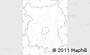 Blank Simple Map of Omsk Oblast, no labels